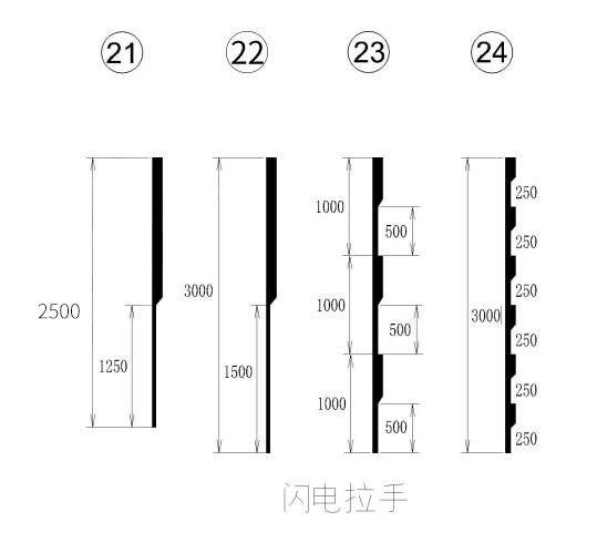handle-X-shape handle-X-shape